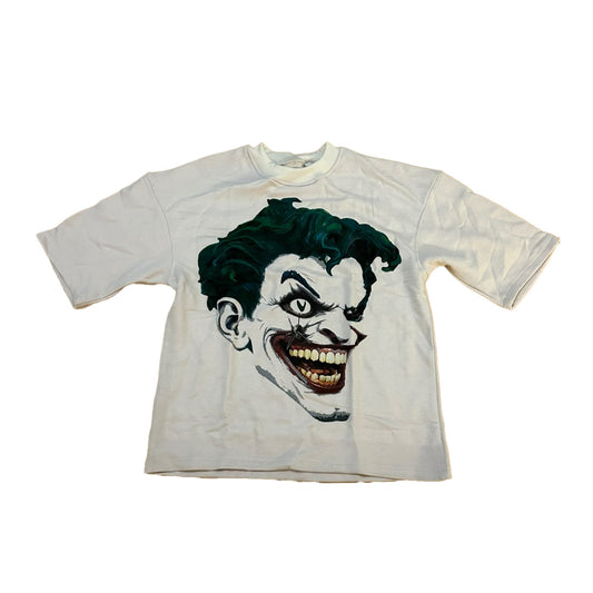 “VISIONARY JOKERS” OVERSIZED WHITE TEE